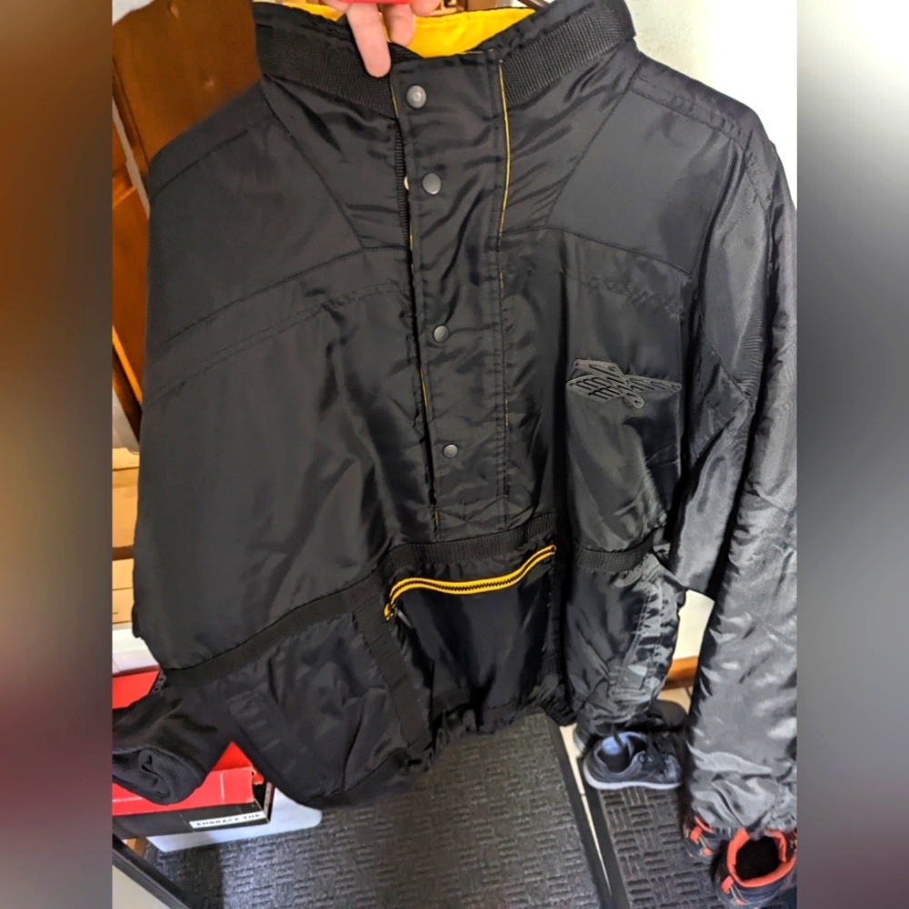 Reebok 1/4 Zip Pullover Coat LARGE adult